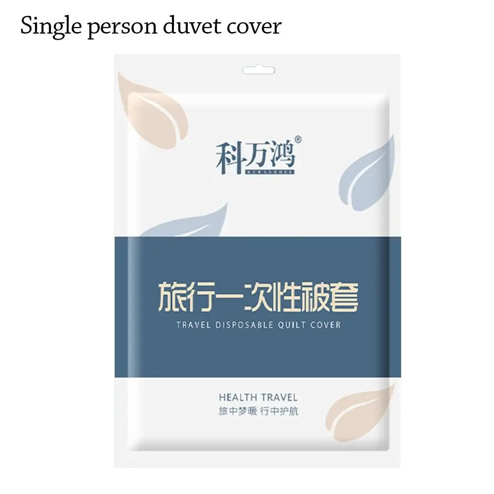 Disposable Travel Bedding Set – Sheet, Duvet Cover & Pillowcase Disposable Bedding Set Axl -Single duvet cover