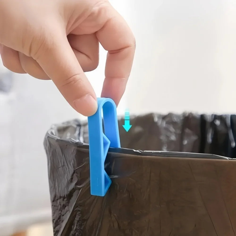 10-Pack Trash Bag Holder Clips – Non-Slip Bin Retaining Clamps Trash Bag Clips Axl