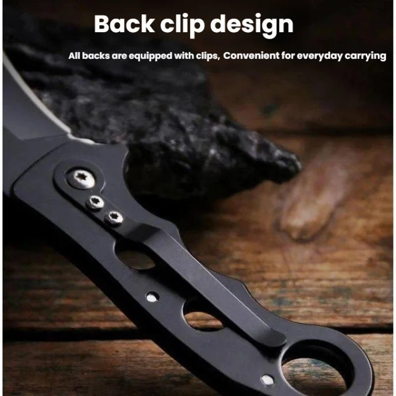 Folding Camping Survival Knife – Eagle Claw Stainless Steel Folding Camping Knife Axl