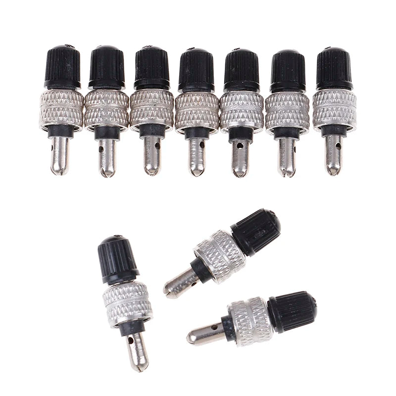 10-Pack Bike Tire Valve Core Replacement – Copper Tire Valve Core Kit Axl