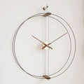 Large Nordic Modern Wall Clock – Silent Quartz Luxury Décor Decorative Wall Clock Axl Golden Dial 60CM
