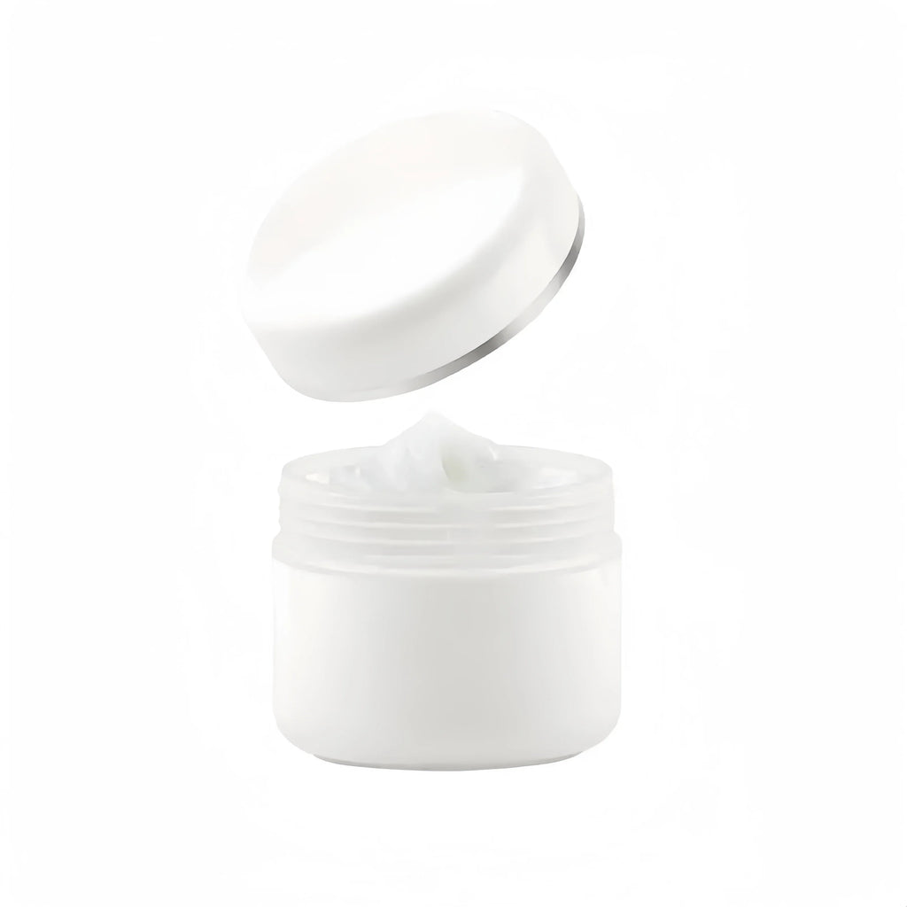 10-Pack White Plastic Cosmetic Jars with Twist-Top Lids Cosmetic Storage Jars Axl
