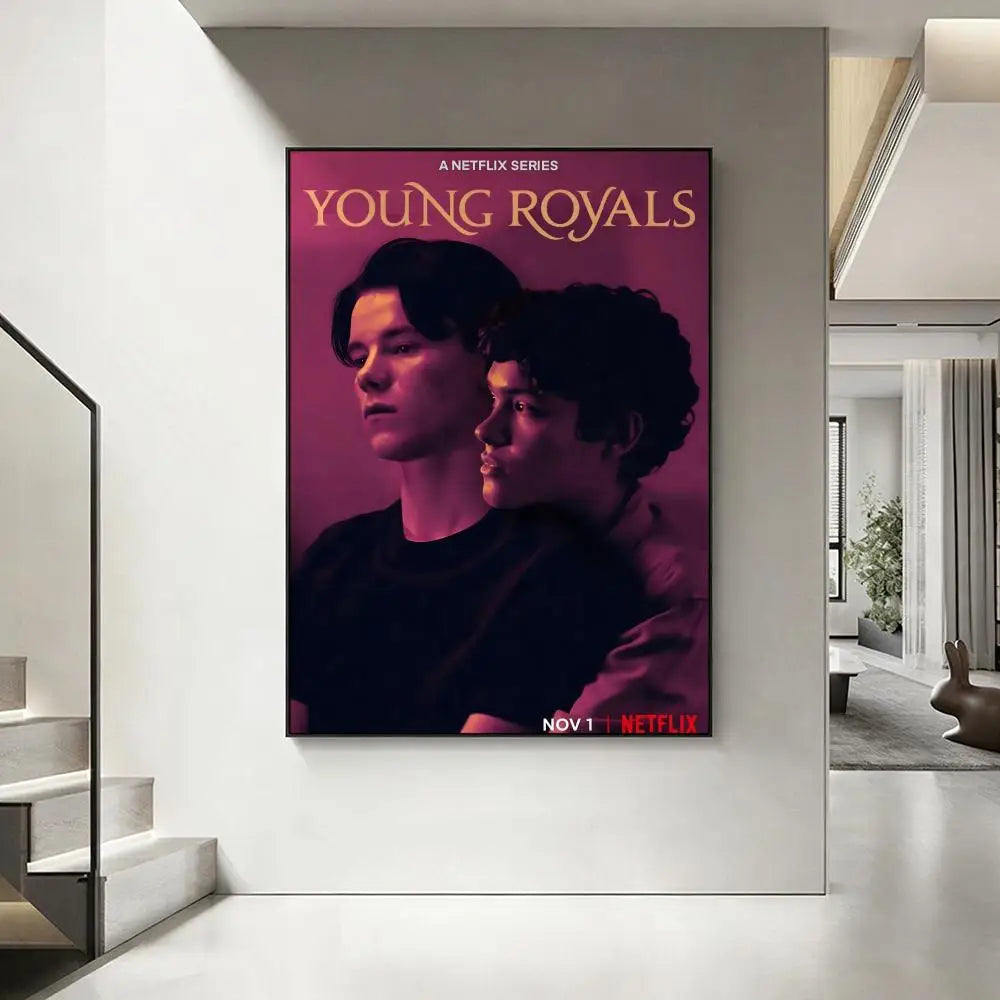Young Royals TV Show Poster – HD Waterproof Wall Art Decor Wall Art Poster Axl White6 50X70cmNoframe