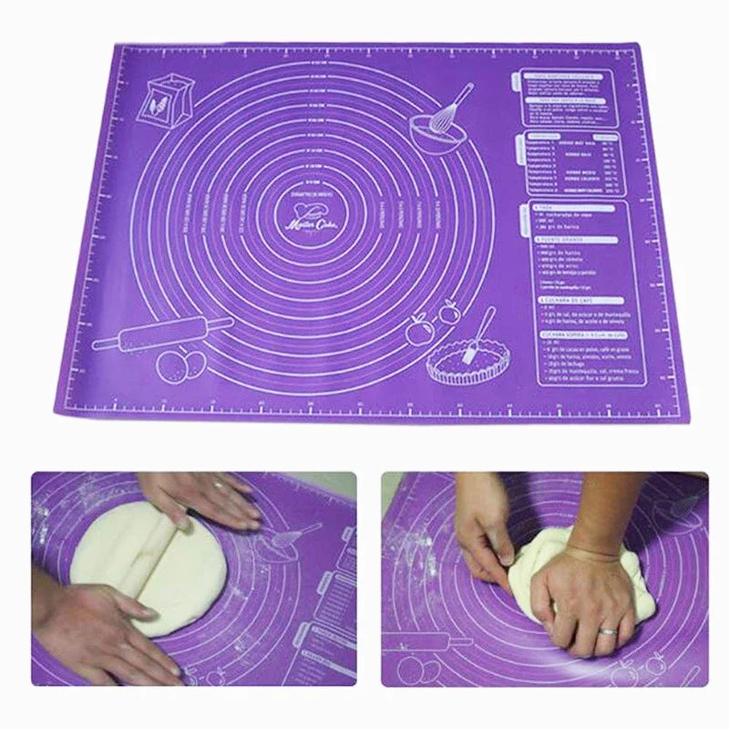 Extra Large Silicone Baking Mat 45x60cm | Non-Stick Dough Mat Silicone Baking Mat Axl