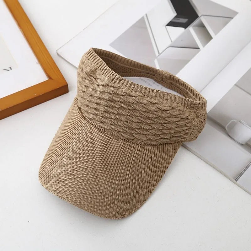 Women's Knitted Wide Brim Sun Hat – Breathable Beach Cap Women's Sun Hat Axl