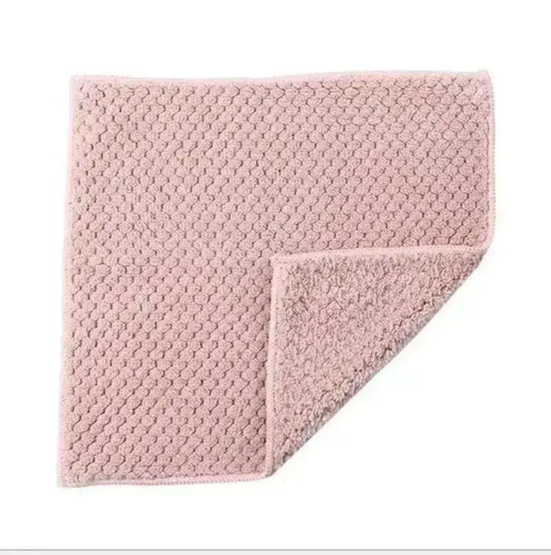 Microfiber Dishcloths 5-Pack – Absorbent Kitchen Cleaning Cloths Microfiber Dishcloths Axl 5Pcs Pink