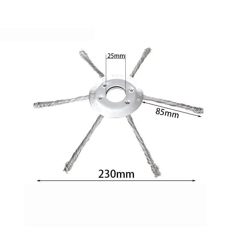 Steel Wire Weed Trimmer Head 7/8/9 Inch – Universal Gas Trimmer Weed Trimmer Head Axl A3