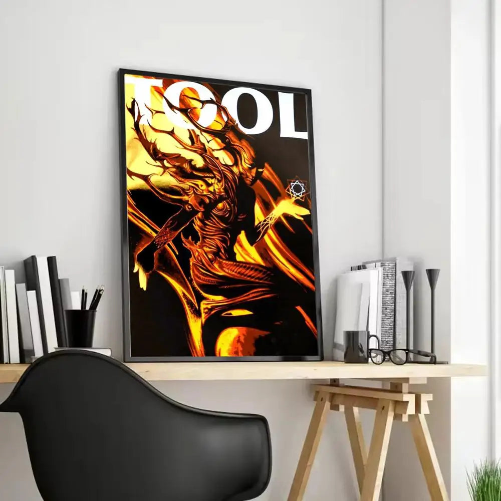 Floral Canvas Wall Art – Frameless Poster for Home Décor Canvas Wall Art Axl Black6 21X30cmFrameless