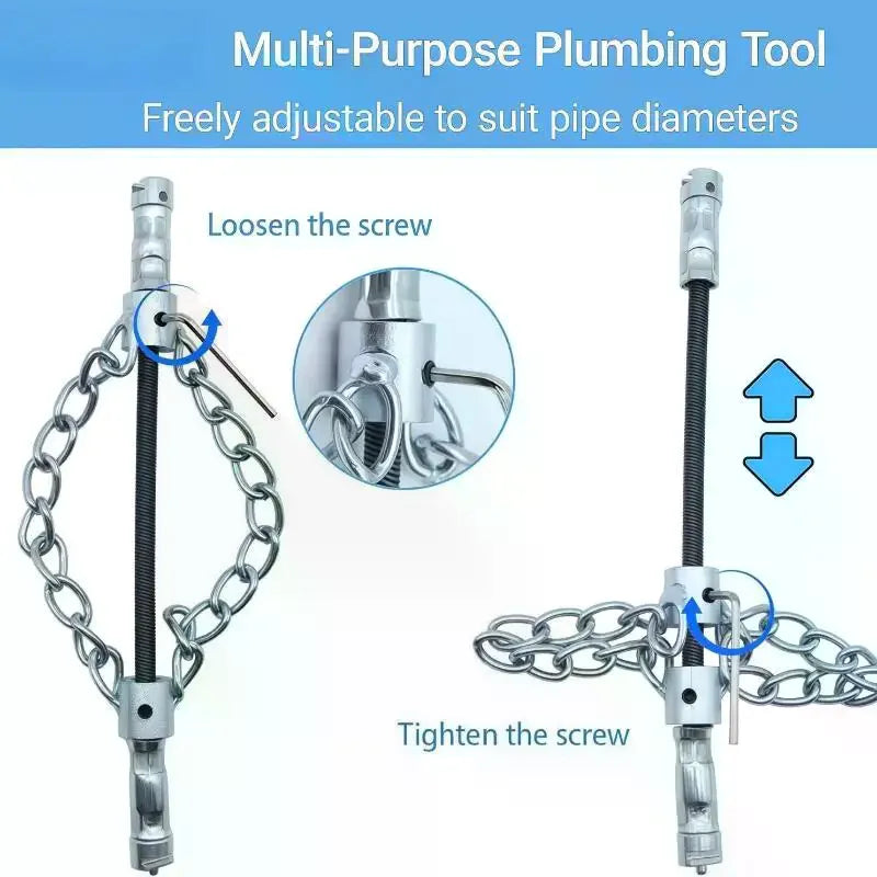 16MM Flex Shaft Drain Descaling Chain Pipe Cleaning Tool Drain Cleaning Tool Axl