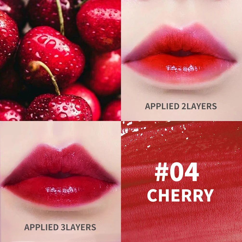 Vegan Jelly Lip Tint – Matte 3-in-1 Lip & Cheek Stain Lip & Cheek Tint Axl 04 50pcs with logo