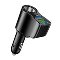 66W Dual USB Car Charger with Digital Display | 3-in-1 Car Charger Axl 1pcs