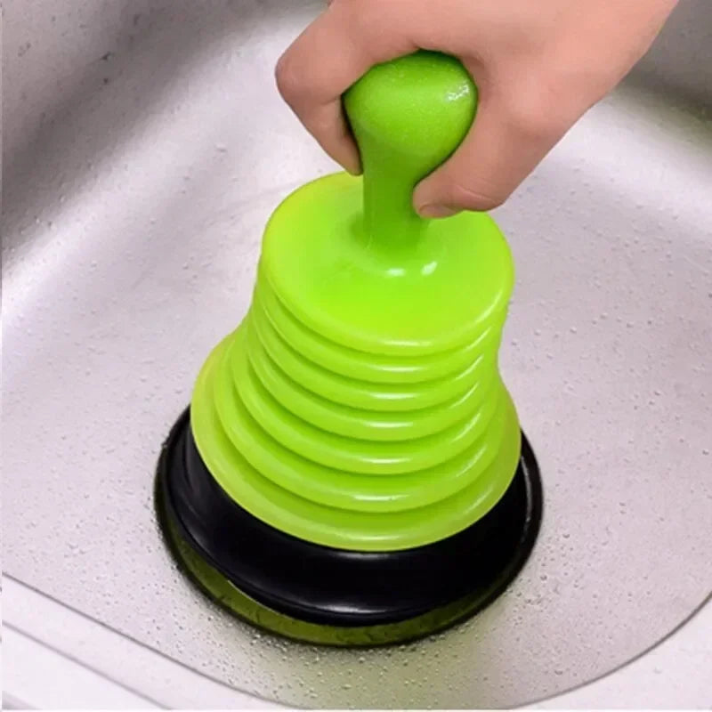 Powerful Toilet & Sink Plunger – Suction Cup Drain Dredger Drain Plunger Axl