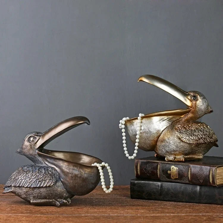Pelican Bird Resin Desk Organizer | Novelty Home Storage Novelty Desk Organizer Axl