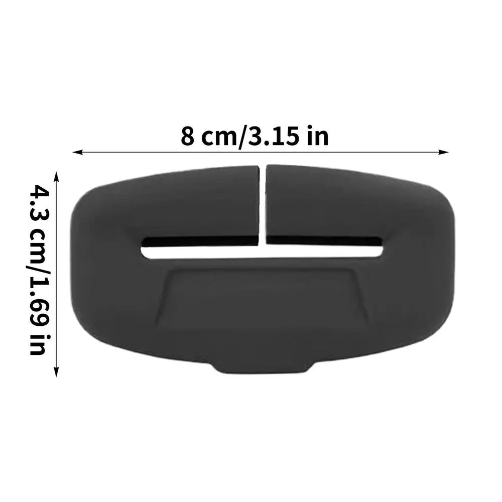 Silicone Seat Belt Buckle Cover – Car, SUV, RV & Truck Protector Seat Belt Accessory Axl Black