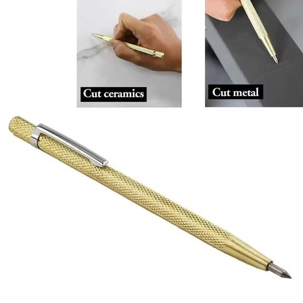 2-Pack Carbide Tip Scriber Pens – Glass, Tile & Metal Marking Carbide Scriber Pen Axl