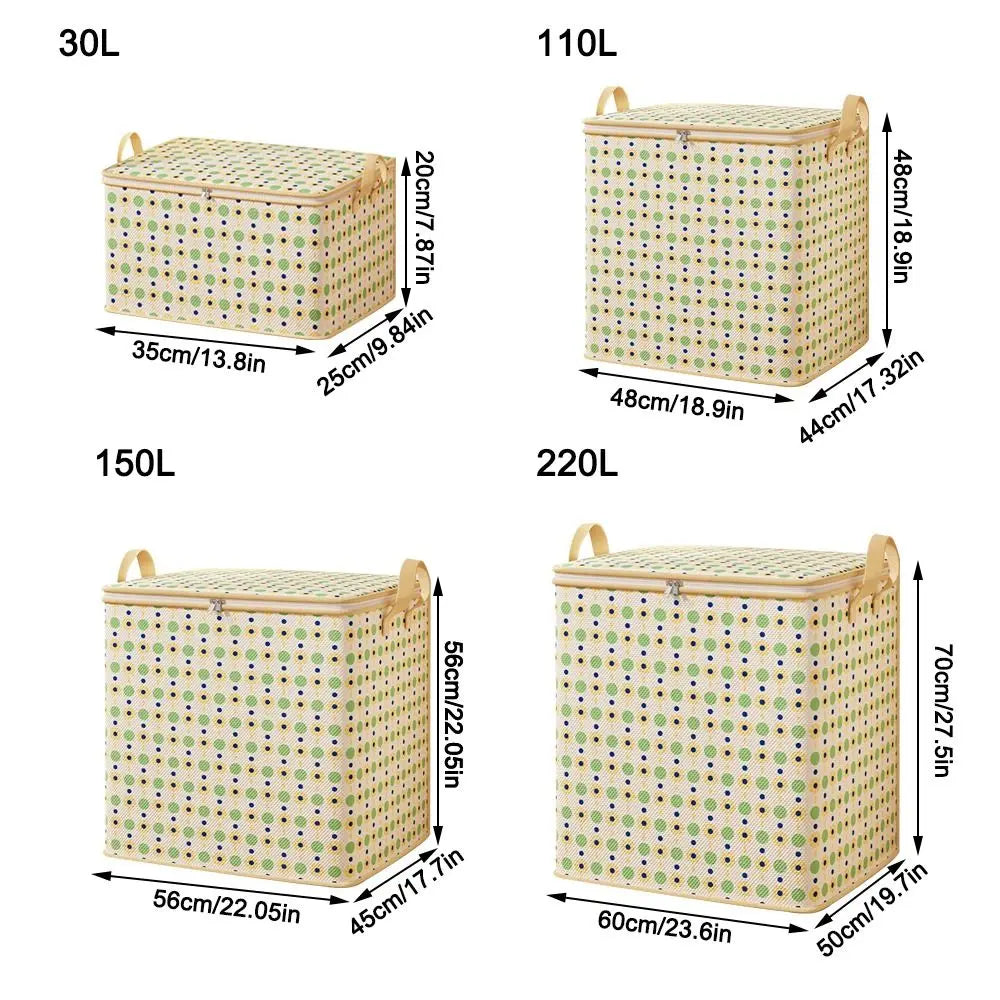 Large Capacity Non-Woven Fabric Storage Bag – Clothes & Quilts Fabric Storage Bag Axl