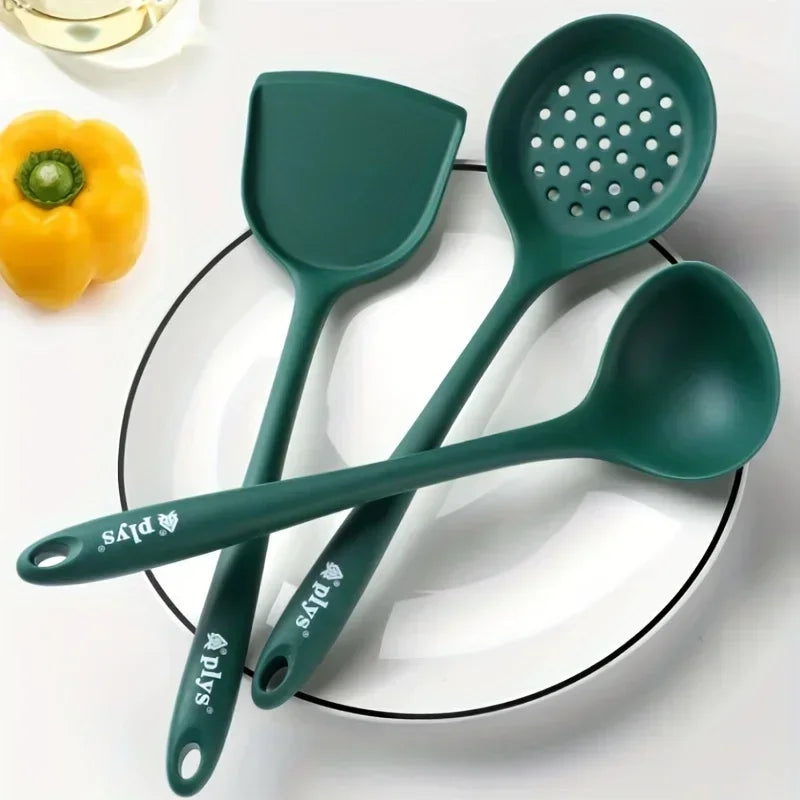 PLYS 5-Piece Silicone Spatula Cooking Utensil Set Silicone Utensil Set Axl