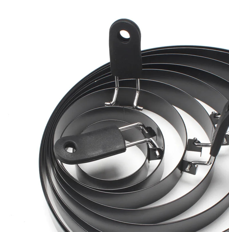 Round Pancake & Egg Ring Mold – Nonstick Stainless Steel Cooking Mold Axl