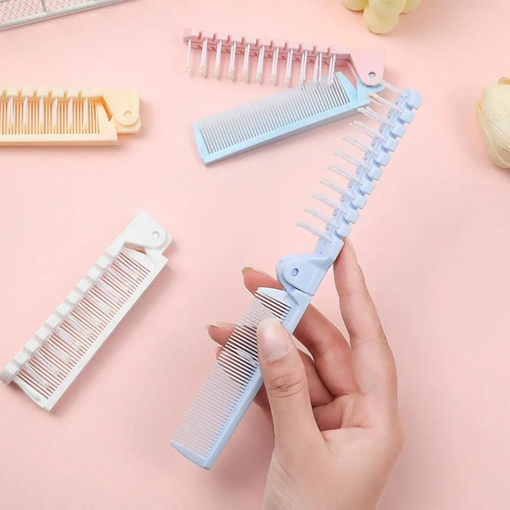Portable Folding Hair Comb – Dual-Sided Travel Comb for Kids Folding Hair Comb Axl