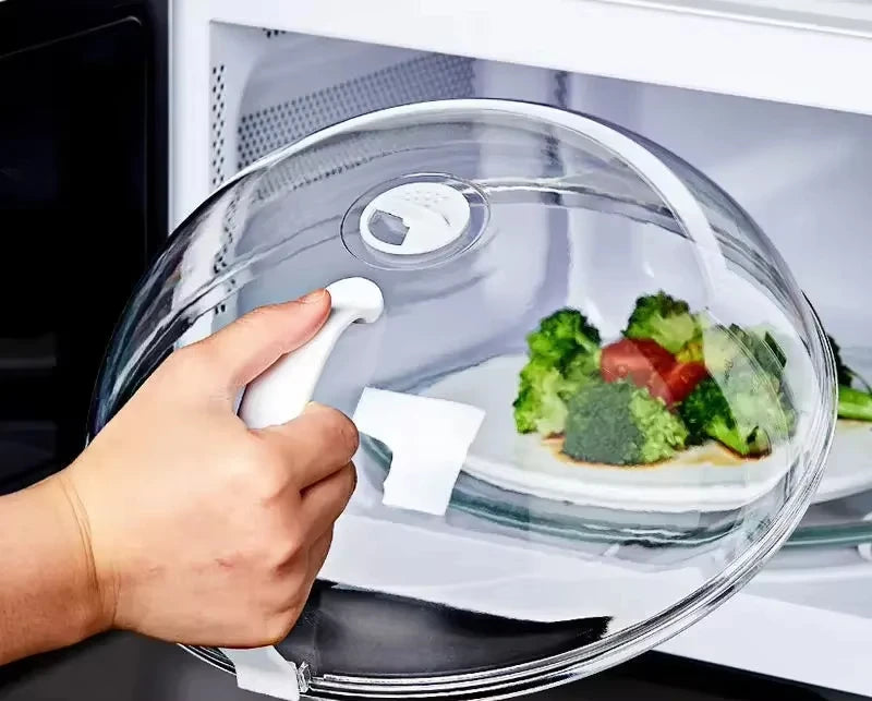 KEMORELA Microwave Food Splash Guard Cover with Steam Vent Microwave Food Cover Axl Heat resistance 100