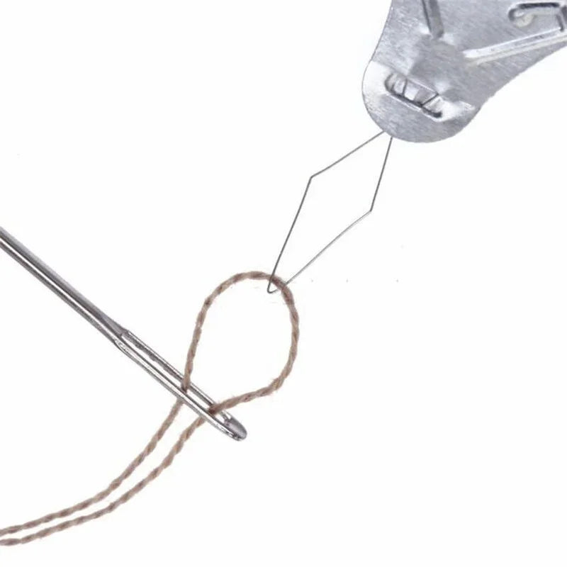 100-Piece Aluminum Bow Wire Needle Threader Set | Sewing Tool Needle Threader Set Axl
