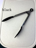 Stainless Steel Silicone Cooking Tongs – Anti-Slip BBQ Clip Kitchen Cooking Tongs Axl 1Pcs Black-885