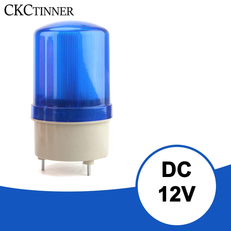 LED Strobe Warning Light & Buzzer 12V 24V 220V – LED-1101J Industrial Warning Light Axl DC 12V blue