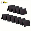 12-Pack Mini Chalkboard Signs – Double-Sided Table Cards Chalkboard Table Signs Axl 12Pcs