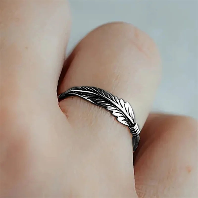 Huitan Vintage Wing Ring for Women – Fashion Zinc Alloy Jewelry Fashion Ring Axl