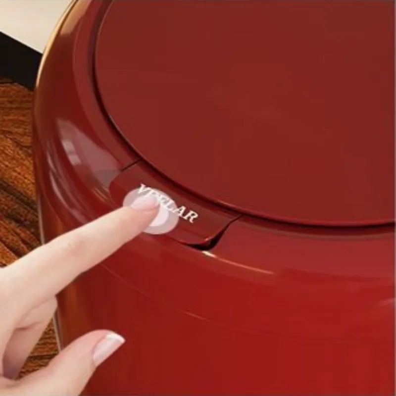 15L Press-Lid Standing Trash Can – Kitchen & Bathroom Bin Standing Trash Can Axl