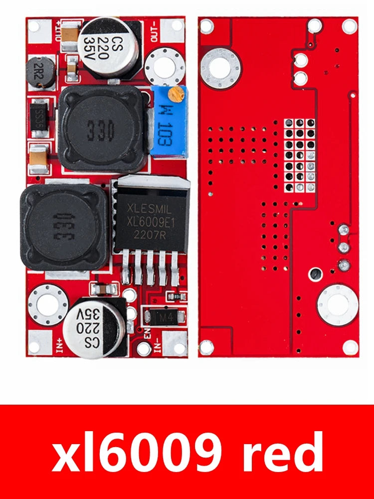 XL6019 DC-DC Buck-Boost Converter Module 20W 5-32V Adjustable DC-DC Converter Module Axl xl6009 red good