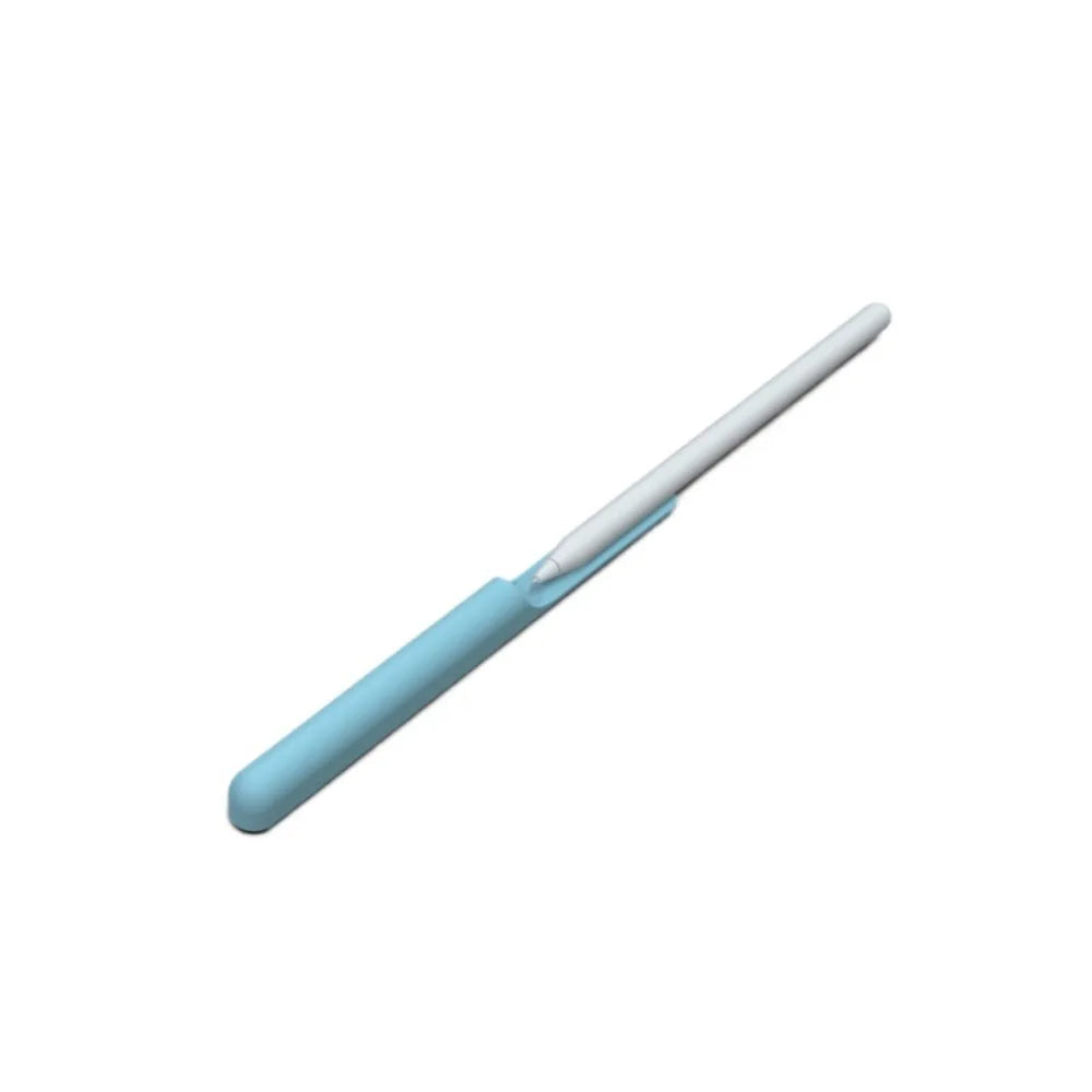 Silicone Stylus Pen Holder – Self-Adhesive Flexible Pen Clip Stylus Pen Holder Axl Blue