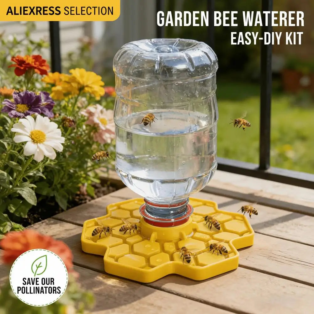 Bee Water Feeder Honeycomb Tray – Safe Honeybee Drinking Station Bee Water Feeder Axl