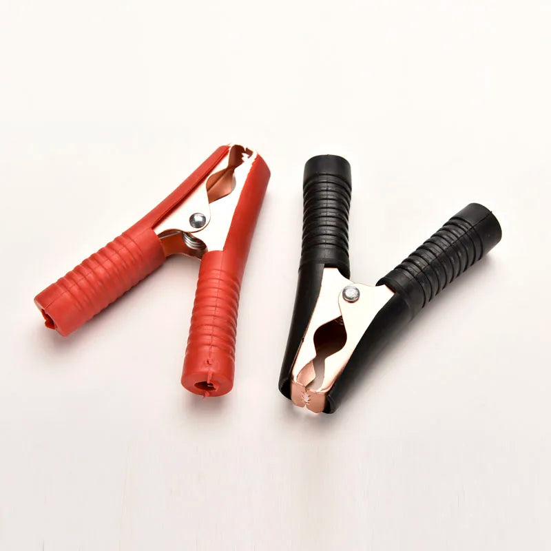 2-Pack 100A Alligator Clips 90mm – Metal Battery Test Clamps Battery Test Clamps Axl