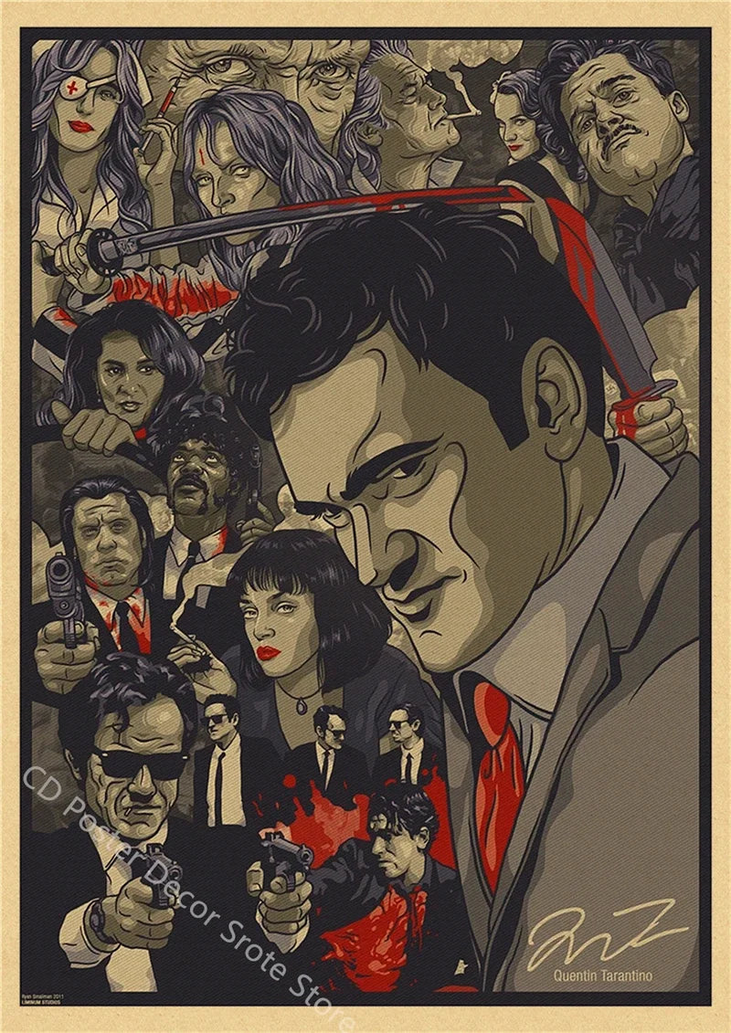 Vintage Retro Movie Poster – Classic Film Wall Art Print Retro Movie Poster Axl