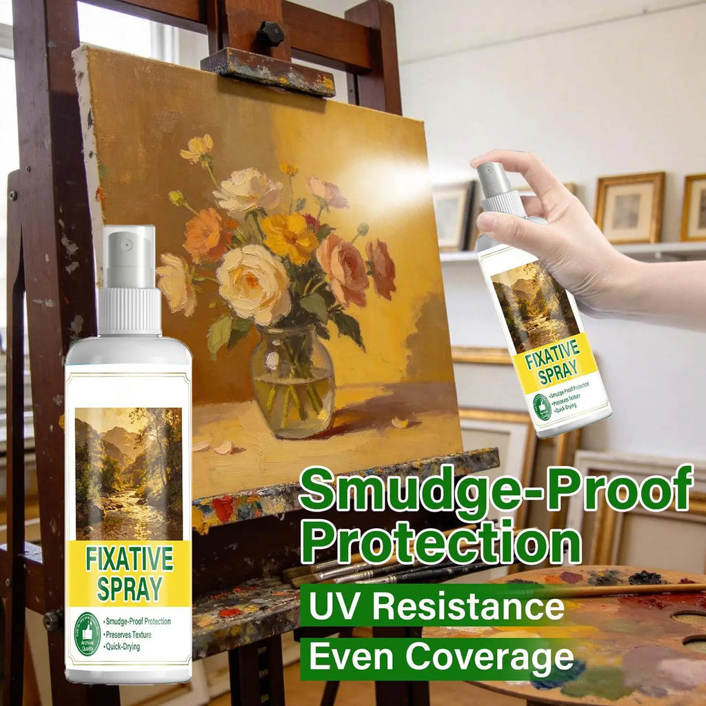 Fixative Spray 100ml – Smudge-Proof Art Coating for All Media Art Fixative Spray Axl Default Title