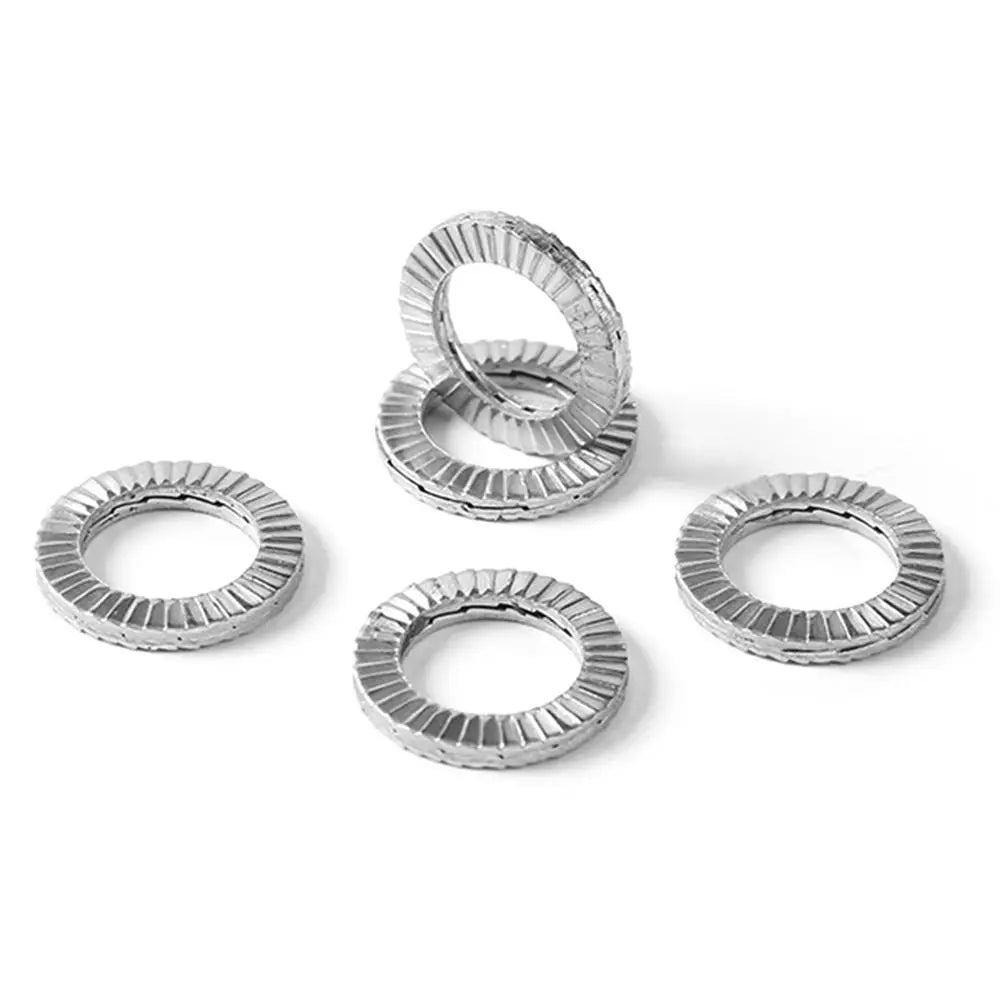 5-Pack 304 Stainless Steel Wedge Lock Washers M3–M20 Wedge Lock Washer Axl