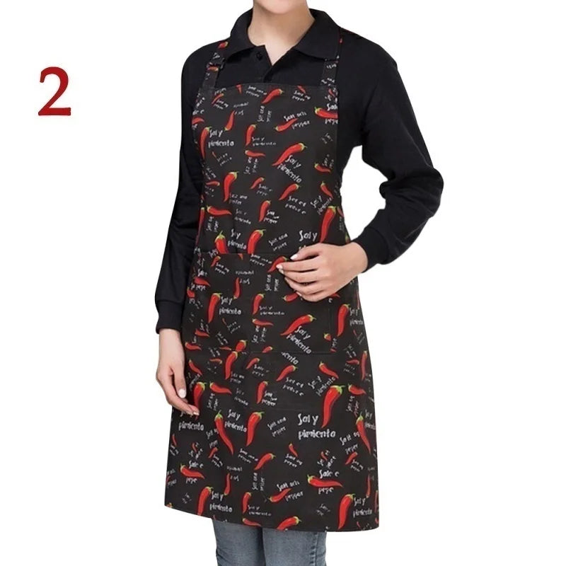 Unisex Canvas Bib Apron with 2 Pockets – Chef & Kitchen Kitchen Bib Apron Axl 2