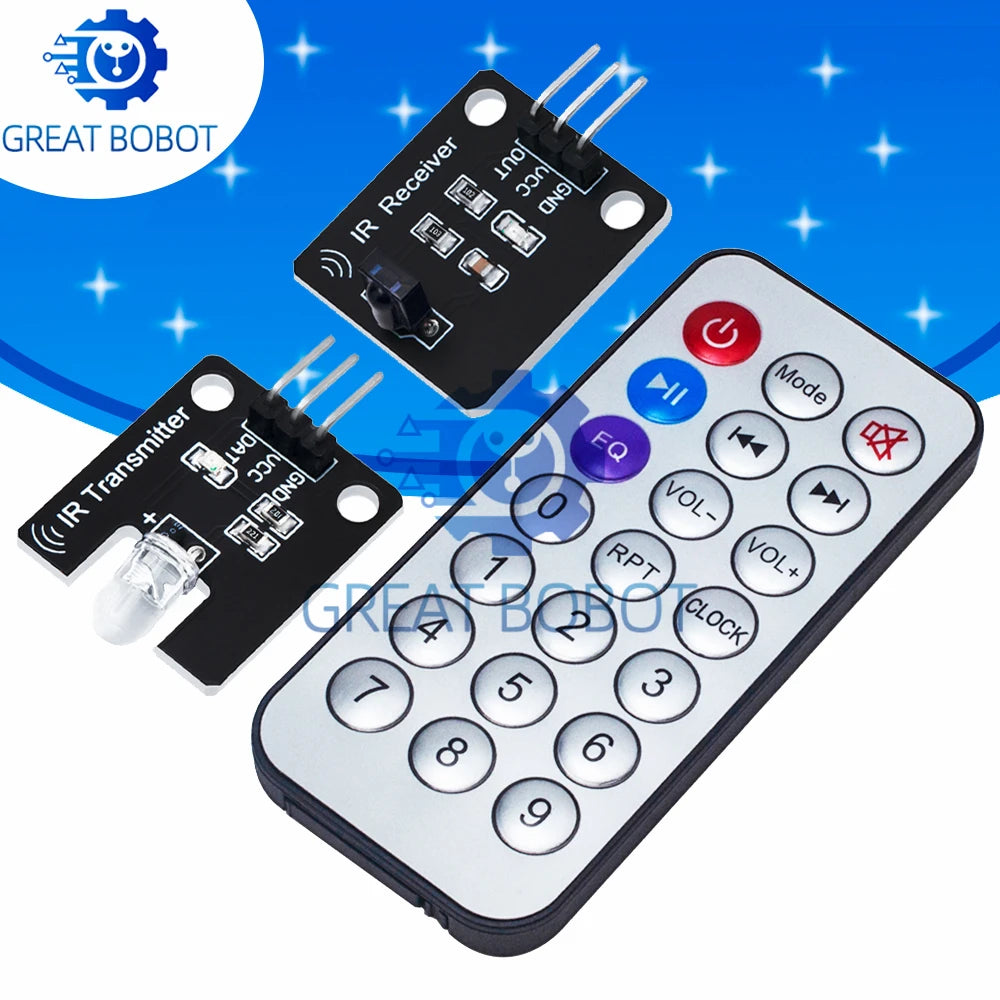 IR Infrared Transmitter & 38kHz Receiver Sensor Module Kit Arduino IR Sensor Module Kit Axl
