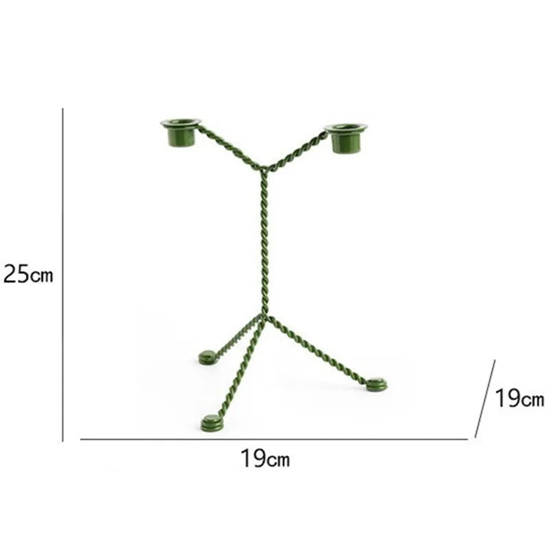 Modern Nordic Metal Candlestick Holder – Elegant Home Décor Candle Holder Axl