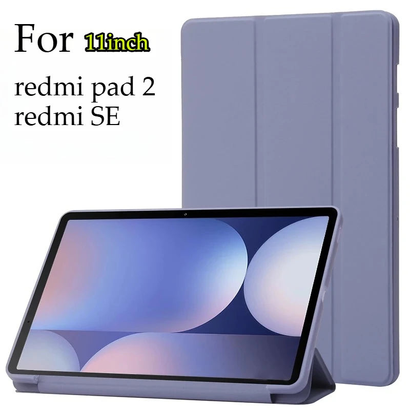 Silicone Trifold Case for Xiaomi Redmi Pad SE 11" & Pad 2 Tablet Case Axl