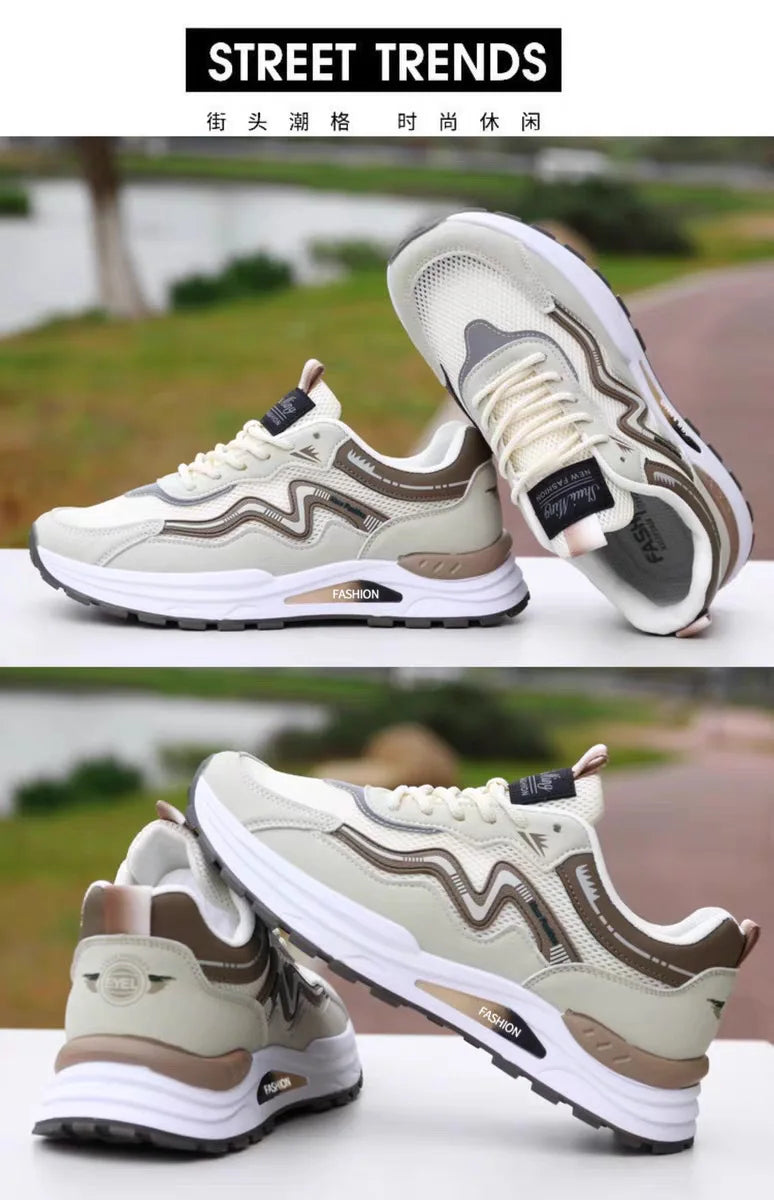 Men's Height Increasing Canvas Sneakers | Breathable Casual Shoes Men's Casual Sneakers Axl