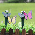 Solar Dancing Butterfly & Hummingbird Garden Ornament Decor Solar Garden Ornament Axl But