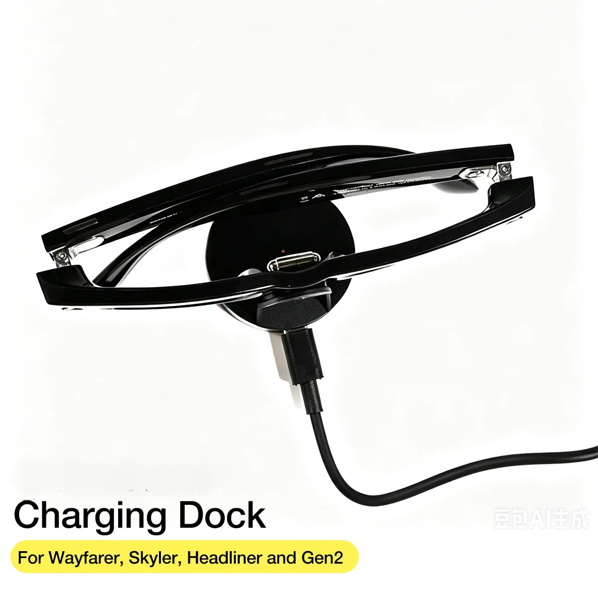 USB-C Charging Stand for Ray-Ban Meta Smart Glasses + 1M Cable Smart Glasses Charger Axl