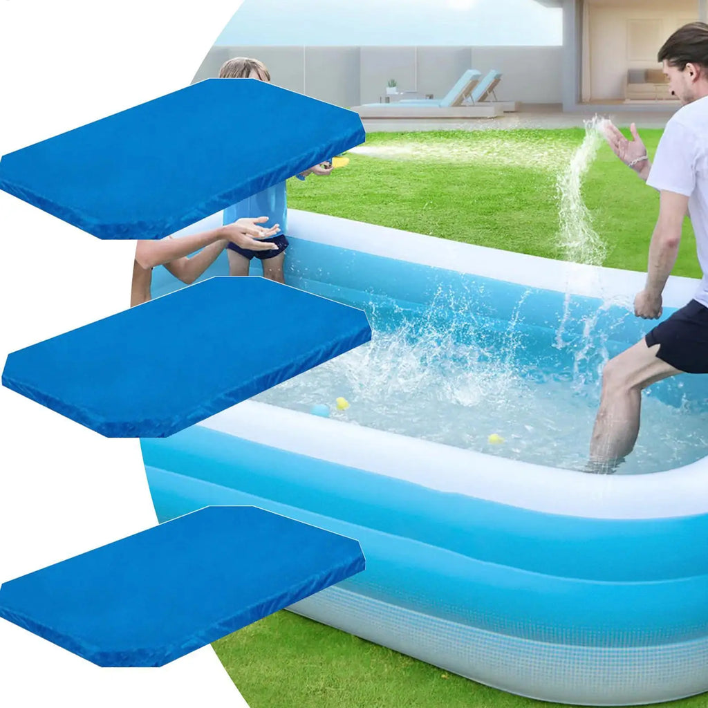 Rectangle Kids Pool Cover – UV Resistant Waterproof Foldable Swimming Pool Cover Axl