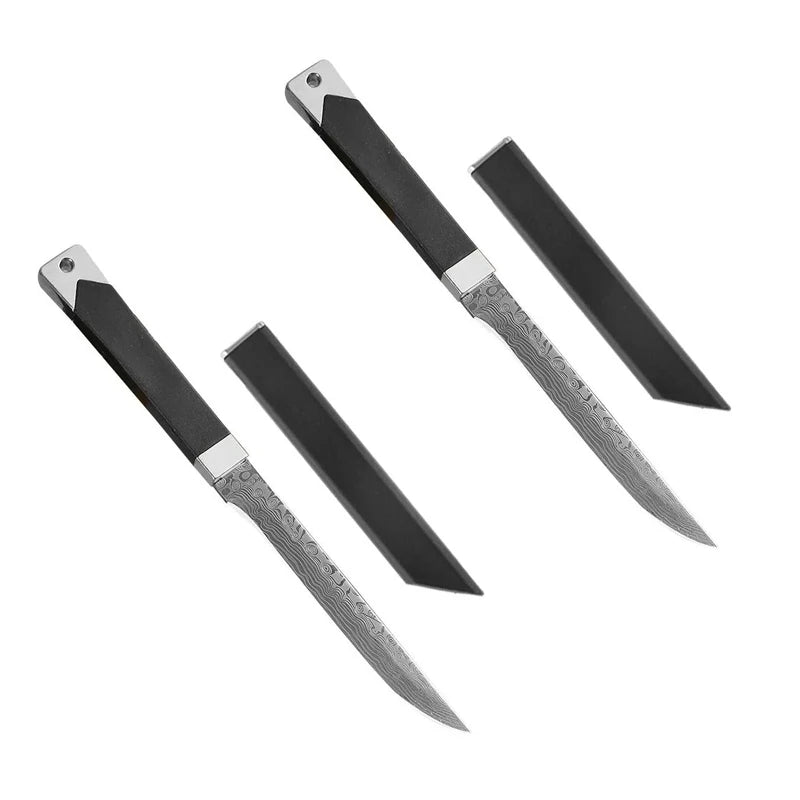 COOKCRAZE Damascus Steel Kitchen Knife – Peeler & Slicer Set Kitchen Knife Set Axl 2pcs