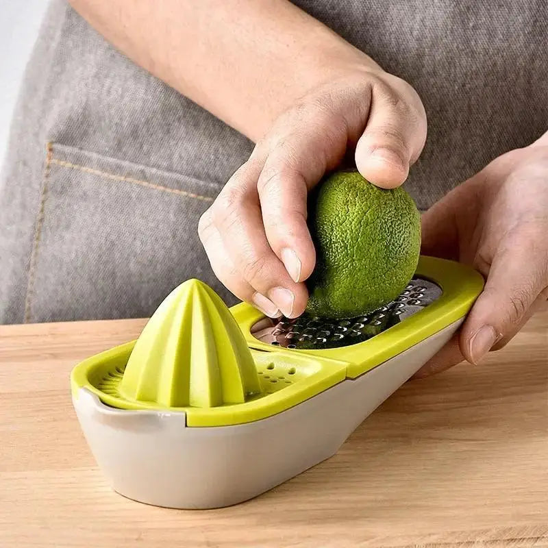 2-in-1 Manual Juicer & Slicer – Citrus Press Fruit Cutter Tool Manual Juicer Slicer Axl