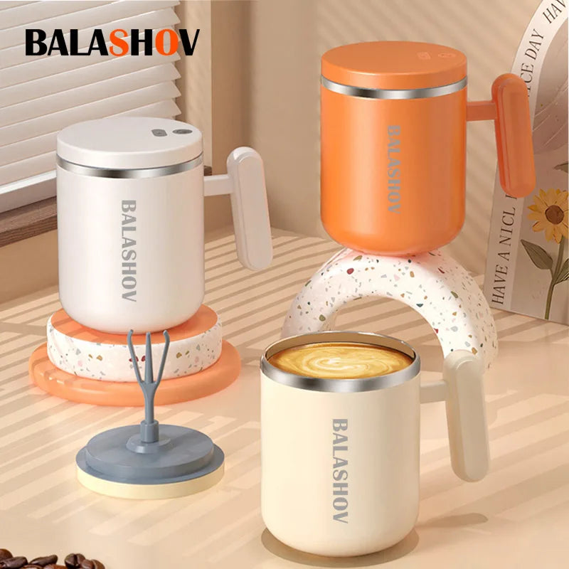 BALASHOV 400ml Electric Self-Stirring Coffee Mug | Auto Mix Cup Self-Stirring Mug Axl