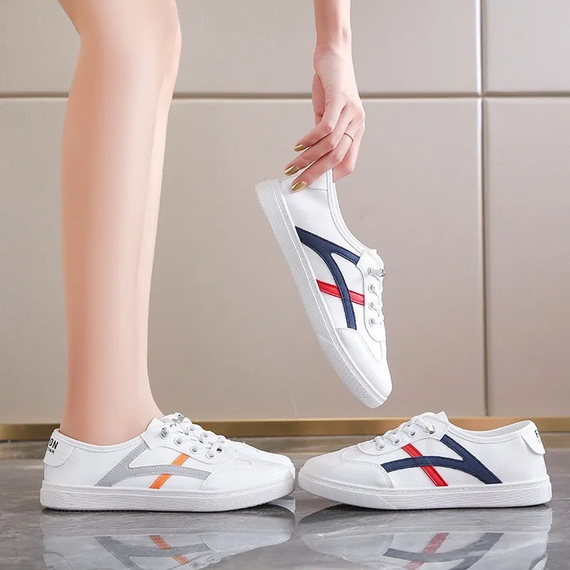 Women's Mesh Slip-On Sneakers – Flat Casual Sport Shoes Women's Sneakers Axl