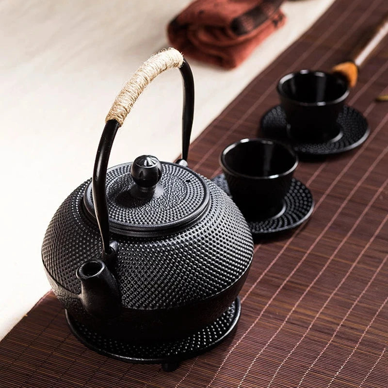 KEMORELA Japanese Cast Iron Teapot with Stainless Infuser Cast Iron Teapot Axl